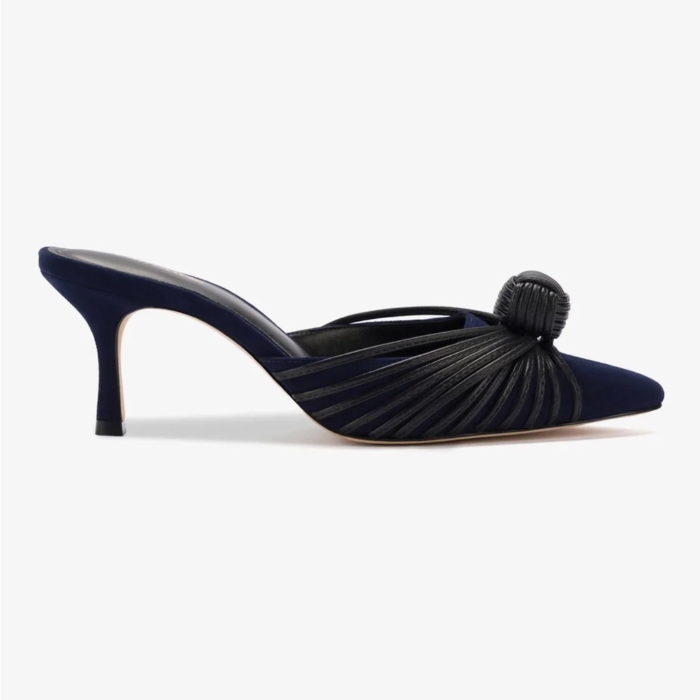 LARROUDÉ Mini Valerie Suede Mules